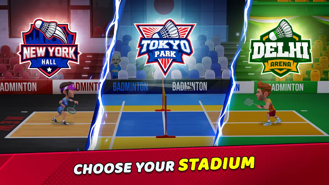 Скачать Badminton Clash 3D — Последняя версия (Много денег) — скриншот 4