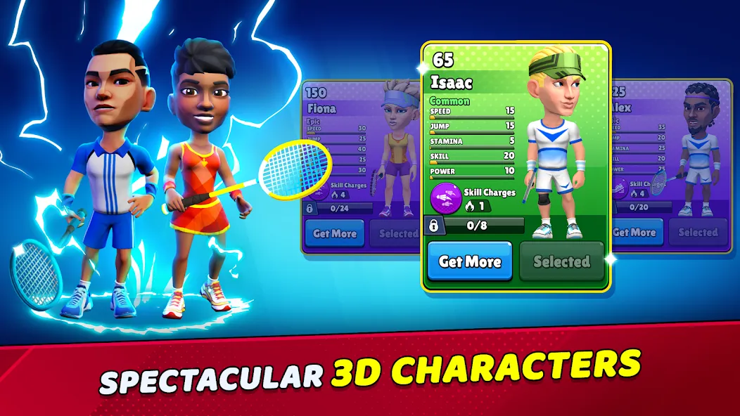 Скачать Badminton Clash 3D — Последняя версия (Много денег) — скриншот 5