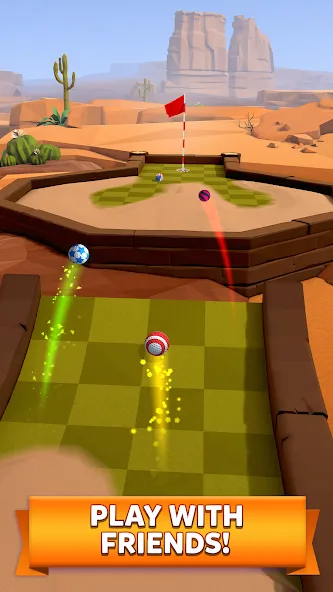 Скачать взлом Golf Battle на Андроид — Много денег — скриншот 3