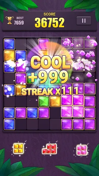 Взлом Block Puzzle: Jewel Blast Game — Много денег и без рекламы — скриншот 5