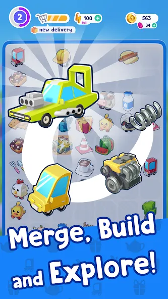Скачать Merge Mayor - Match Puzzle (Мод: Много денег и энергии) на Андроид — скриншот 5