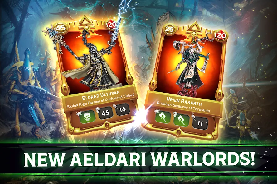 Warhammer Combat Cards - 40K MOD — Много денег на Андроид — скриншот 4
