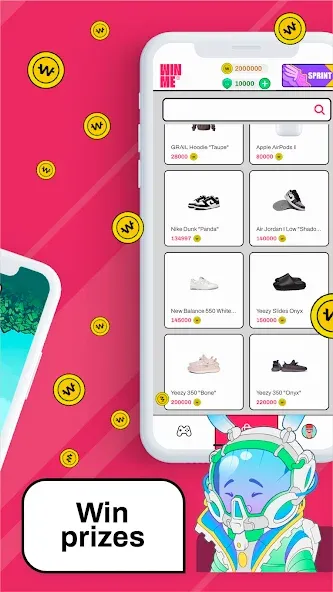 Win Me MOD APK на Android — Много денег — скриншот 3
