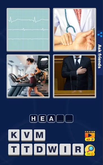 Скачать взлом 4 Pics 1 Word Quiz Game на Андроид — Много подсказок — скриншот 2