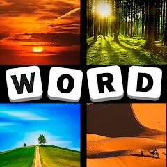 Скачать взлом 4 Pics 1 Word Quiz Game на Андроид — Много подсказок