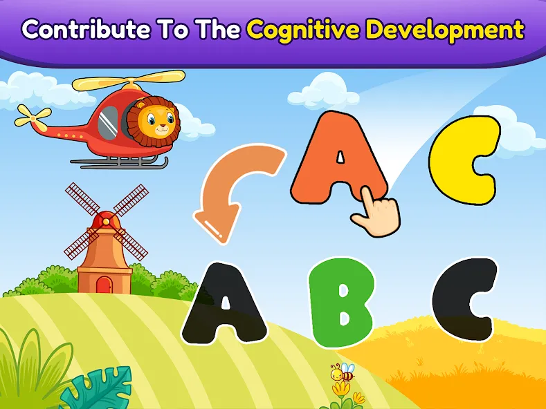 Balloon Pop Kids Learning Game MOD APK на Android — Все уровни разблокированы — скриншот 3