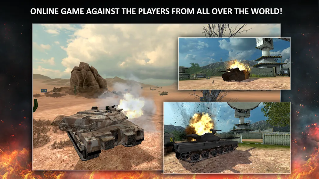 Скачать Tanktastic 3D tanks MOD APK — Много денег — скриншот 1