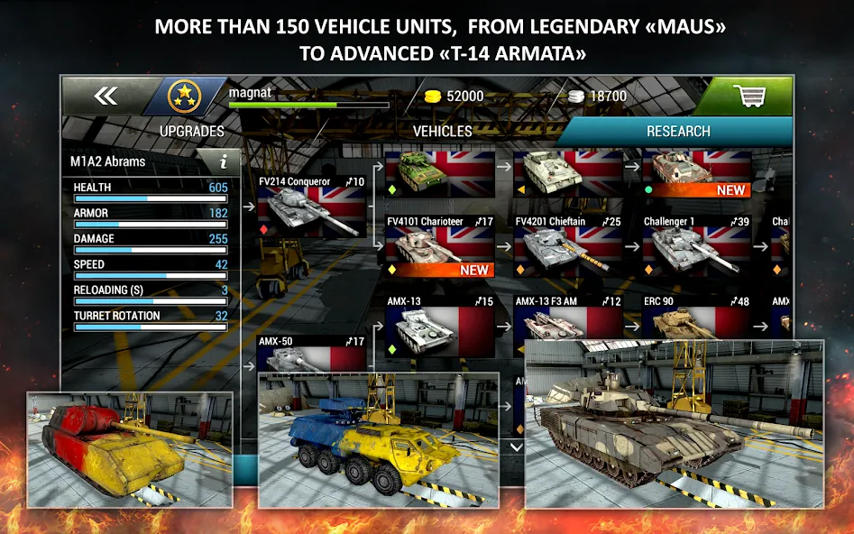 Скачать Tanktastic 3D tanks MOD APK — Много денег — скриншот 4