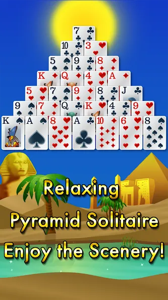 Скачать Pyramid Solitaire - Egypt с модом — Много денег — скриншот 1