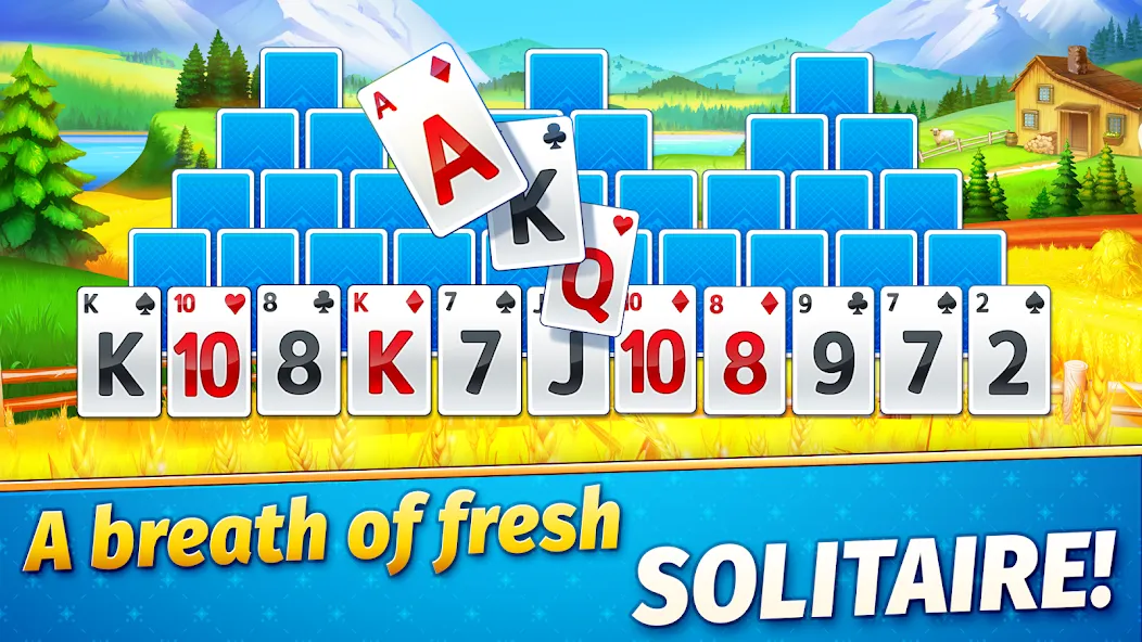 Solitaire Golden Prairies MOD — Много денег на Андроид — скриншот 1 Solitaire Golden Prairies MOD — Много денег на Андроид — скриншот 1