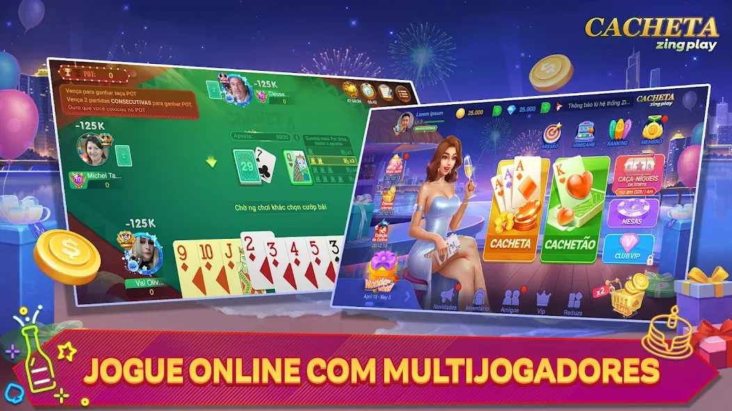 Скачать Cacheta - Pife - Jogo online — Модификация Все открыто — скриншот 1