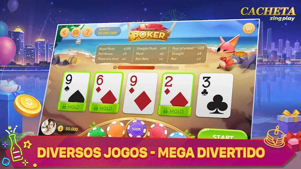 Скачать Cacheta - Pife - Jogo online — Модификация Все открыто — скриншот 5