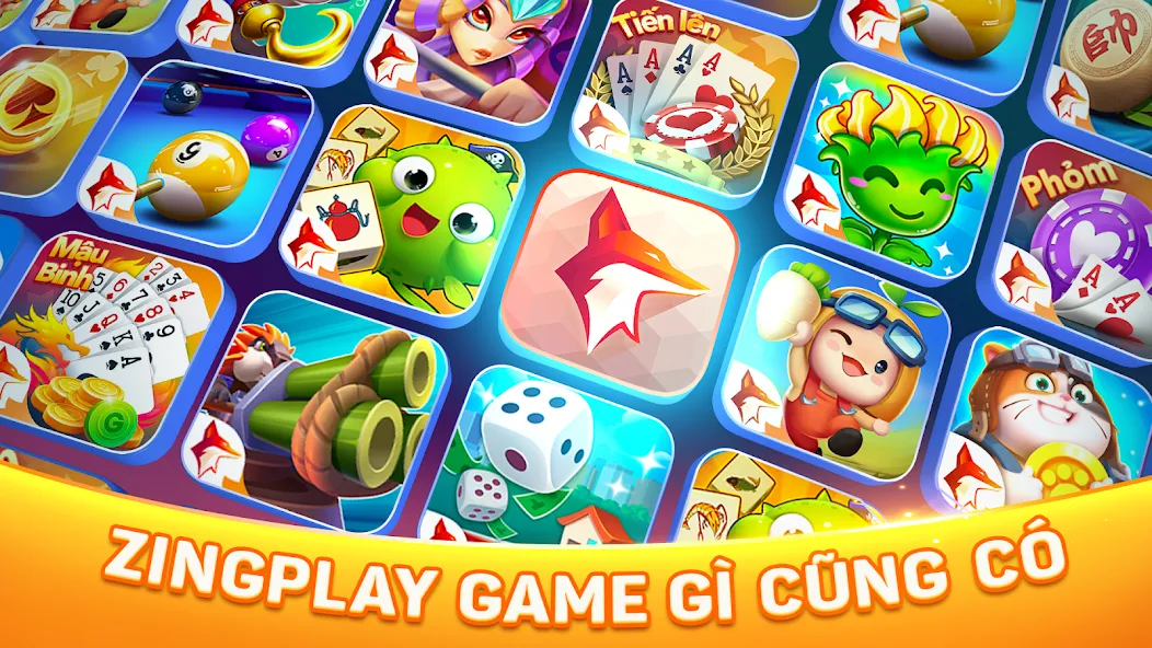 ZingPlay - Game bài - Tien Len MOD APK на Android — Много денег — скриншот 1