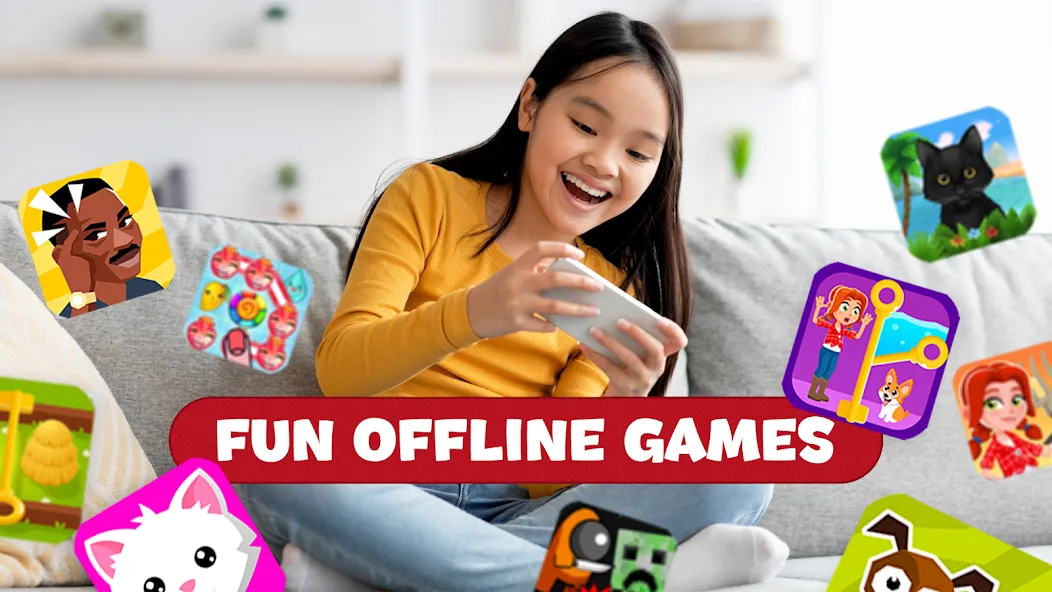 Offline Games: don't need wifi MOD APK на Android — Все открыто — скриншот 1