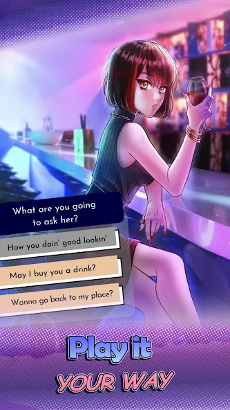 Скачать взлом HaremKing - Waifu Dating Sim на Андроид — Все вайфу разблокированы и много денег — скриншот 1