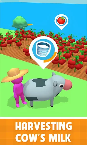 Скачать Family Farm Land 3D (Мод: Много денег и без рекламы) на Андроид — скриншот 2