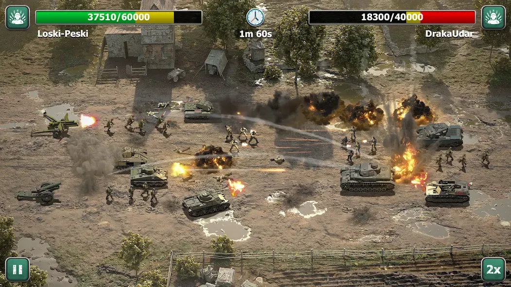 Скачать Heroes of War: Idle army game (Мод: Много денег) на Андроид — скриншот 4 Скачать Heroes of War: Idle army game (Мод: Много денег) на Андроид — скриншот 4