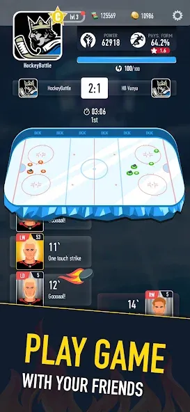 Скачать Hockey Battle 2 с модом — Много денег и кристаллов — скриншот 4 Скачать Hockey Battle 2 с модом — Много денег и кристаллов — скриншот 4