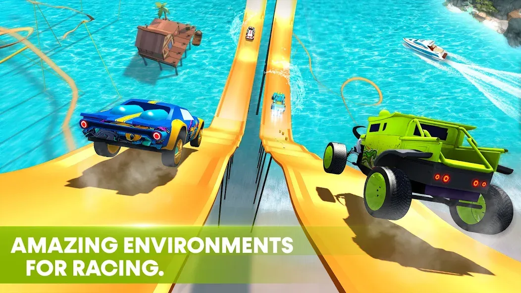 Взлом Race Off - Monster Truck Games — Много денег — скриншот 1