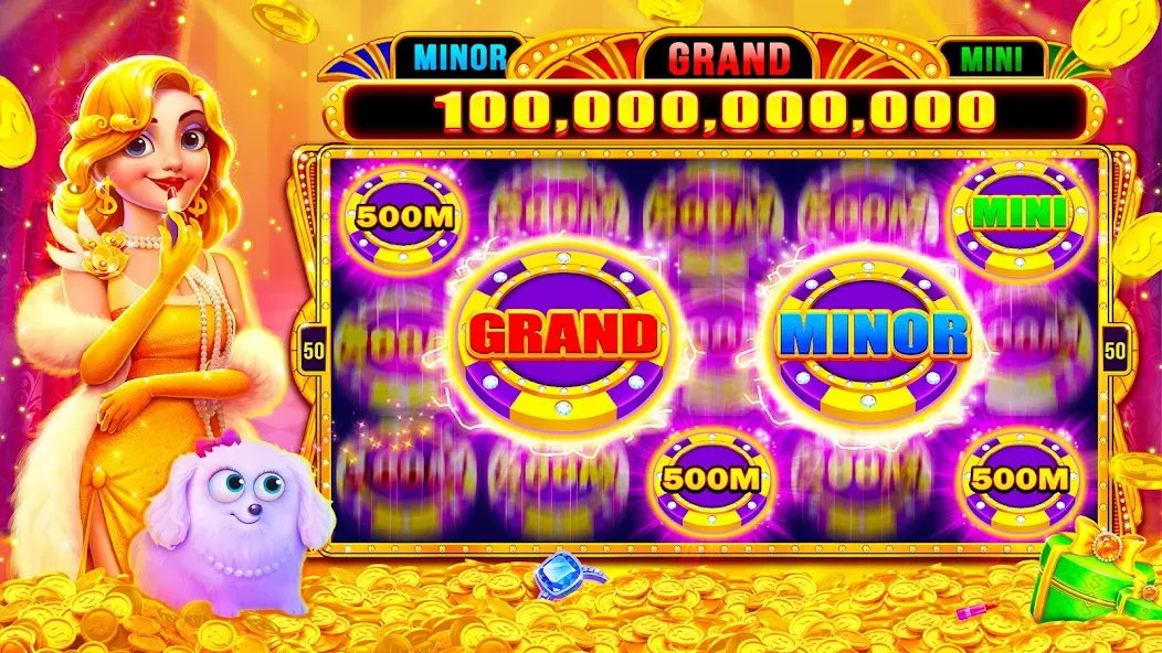 House of Fortune - Slots Vegas — Мод: Много денег — скриншот 3