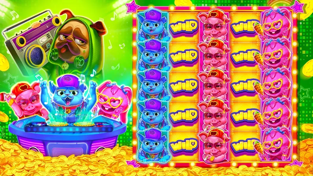 House of Fortune - Slots Vegas — Мод: Много денег — скриншот 4