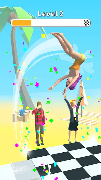 Human Flip: Jump Master Game на Андроид — Мод Все открыто — скриншот 2 Human Flip: Jump Master Game на Андроид — Мод Все открыто — скриншот 2