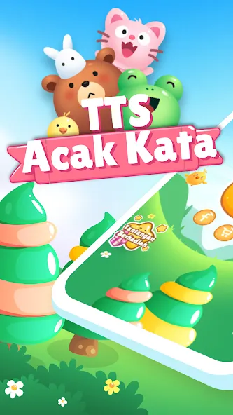 Acak Kata - Teka Teki Silang на Андроид — Мод Все подсказки и уровни открыты — скриншот 1 Acak Kata - Teka Teki Silang на Андроид — Мод Все подсказки и уровни открыты — скриншот 1