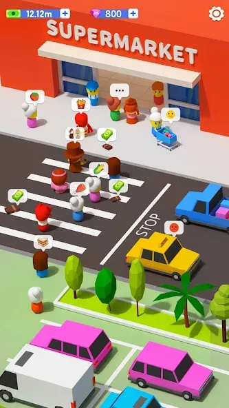 My Idle Supermarket Simulator — Бесконечные деньги и золото — скриншот 2 My Idle Supermarket Simulator — Бесконечные деньги и золото — скриншот 2