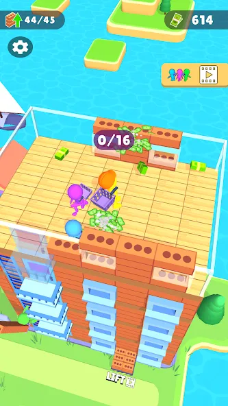 Tower Master: Collect & Build MOD APK — Много денег — скриншот 1