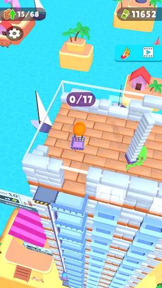 Tower Master: Collect & Build MOD APK — Много денег — скриншот 4