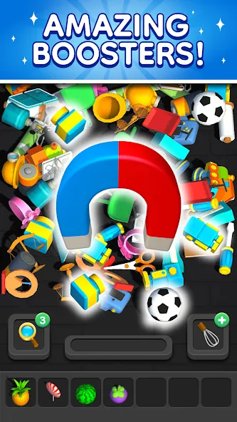Match 3D - Tile Triple Puzzle — Много денег и без рекламы — скриншот 3