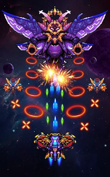 Falcon Squad - Galactica на Андроид — Мод Много денег — скриншот 3 Falcon Squad - Galactica на Андроид — Мод Много денег — скриншот 3