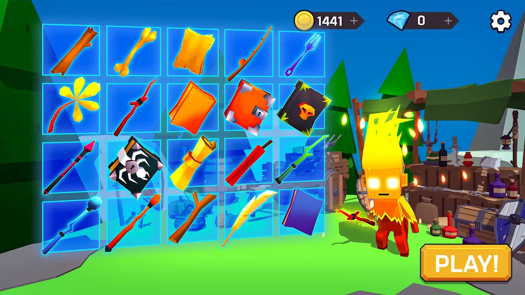 Magica.io - Battle Royale MOD — Много денег на Андроид — скриншот 5