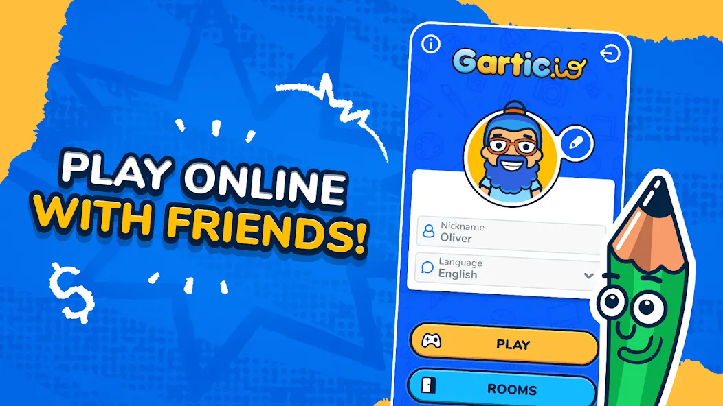 Gartic.io - Draw, Guess, WIN MOD APK — Все скины и цвета открыты — скриншот 2