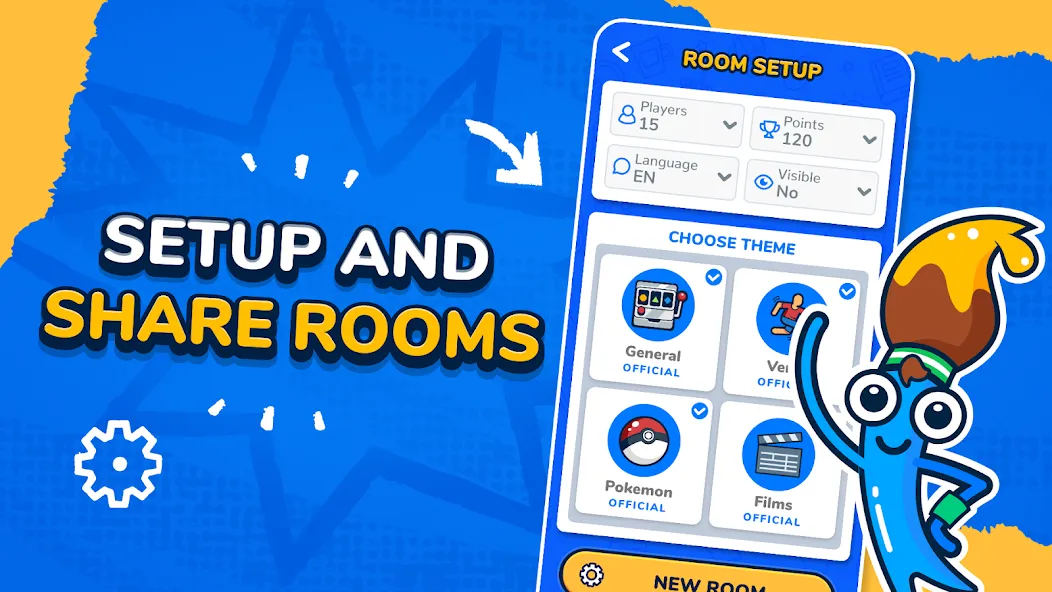 Gartic.io - Draw, Guess, WIN MOD APK — Все скины и цвета открыты — скриншот 3