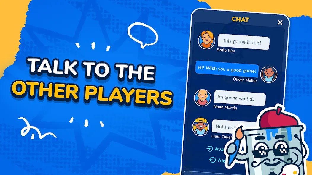 Gartic.io - Draw, Guess, WIN MOD APK — Все скины и цвета открыты — скриншот 5