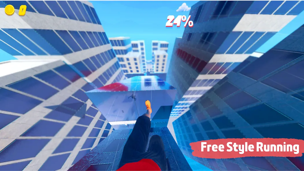 Скачать взлом Rooftop Run на Андроид — Много денег — скриншот 3