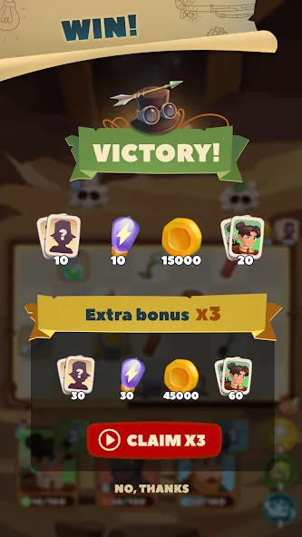 Скачать Merge Battles: Puzzle Combat — Модификация Много денег и бесконечная энергия — скриншот 4