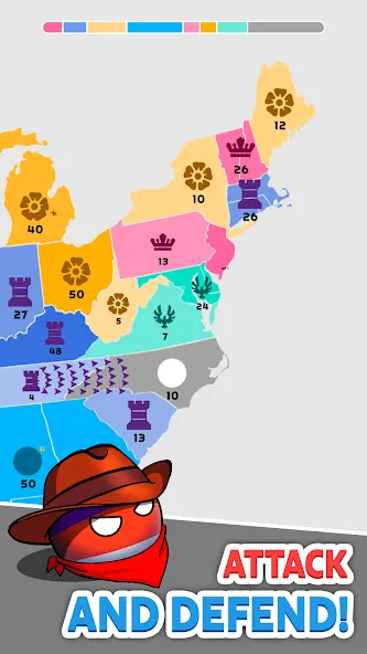 Взломанная State.io — Conquer the World на Андроид — Много денег — скриншот 4