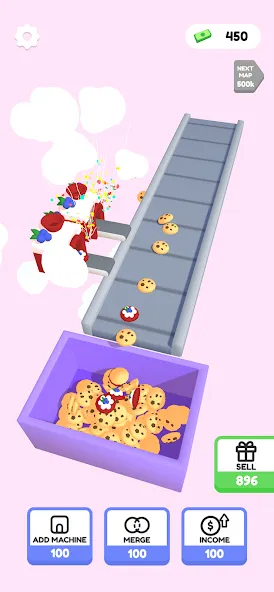 Dessert Factory Idle — Много денег — скриншот 4 Dessert Factory Idle — Много денег — скриншот 4