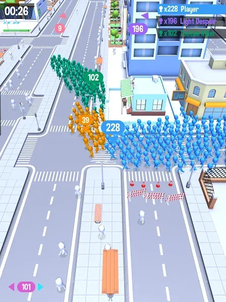 Скачать Crowd City MOD APK — Много денег и без рекламы — скриншот 5