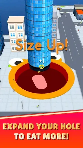 Hole.io на Андроид — Мод Много скинов и без рекламы — скриншот 2