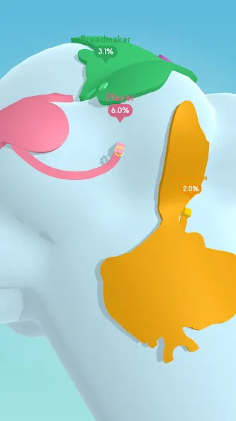 Paper.io 3D Mod APK Все скины разблокированы — Скачать на Андроид — скриншот 5