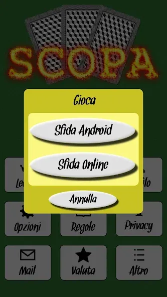 Scopa на Андроид — Все открыто — скриншот 2