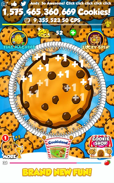 Cookie Clickers 2 — Мод: Много печенек и автокликер — скриншот 1 Cookie Clickers 2 — Мод: Много печенек и автокликер — скриншот 1