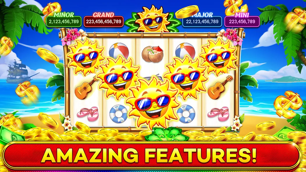 Скачать Jackpot Boom Casino Slot Games — Много денег и бесконечные вращения — скриншот 4