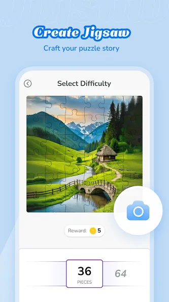 Fantasy Jigsaw - HD Puzzle — Мод: Все пазлы открыты и без рекламы — скриншот 5
