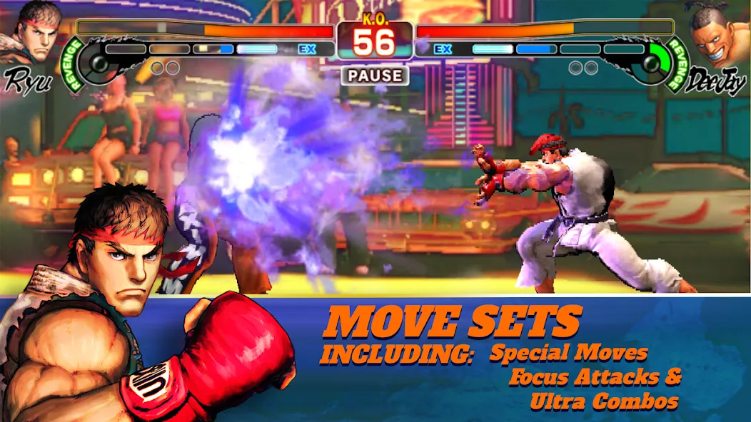 Street Fighter IV CE Mod APK Все бойцы разблокированы — Скачать на Андроид — скриншот 2