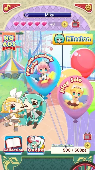 Скачать взломанную Hatsune Miku Tycoon — Много денег — скриншот 5