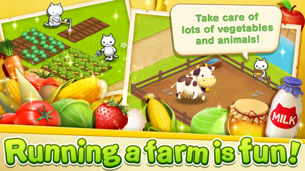 Meow Meow Star Acres — Мод: Много денег и кристаллов — скриншот 2